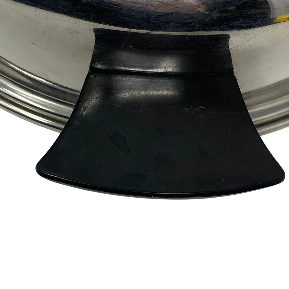 Stainless Steel Replacement Dome Lid Only 10.75in Silver Dual Handle Dutch Oven